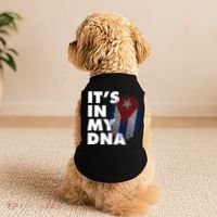 Cuba It's In My DNA Cuban Flag Fingerprint Doggie Tank thumb 2