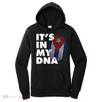 Cuba It's In My DNA Cuban Flag Fingerprint Women's Hoodie thumb 0