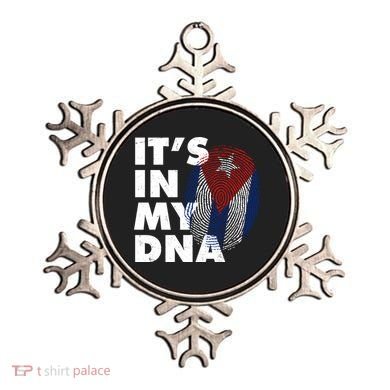 Cuba It's In My DNA Cuban Flag Fingerprint Ornament