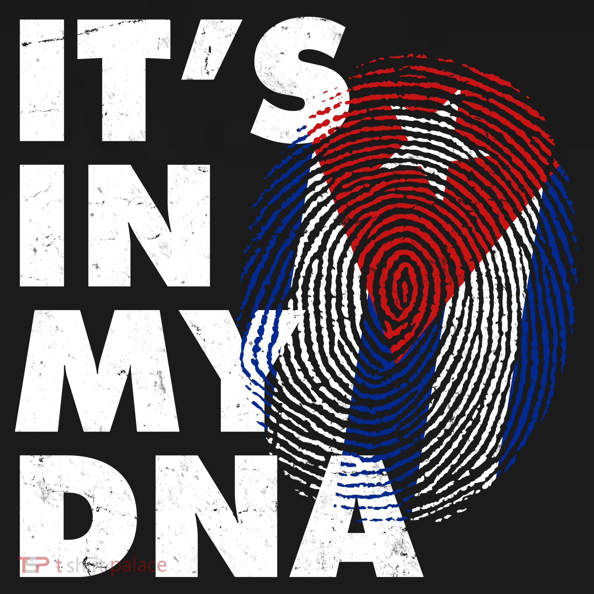 Cuba It's In My DNA Cuban Flag Fingerprint Baby Bodysuit