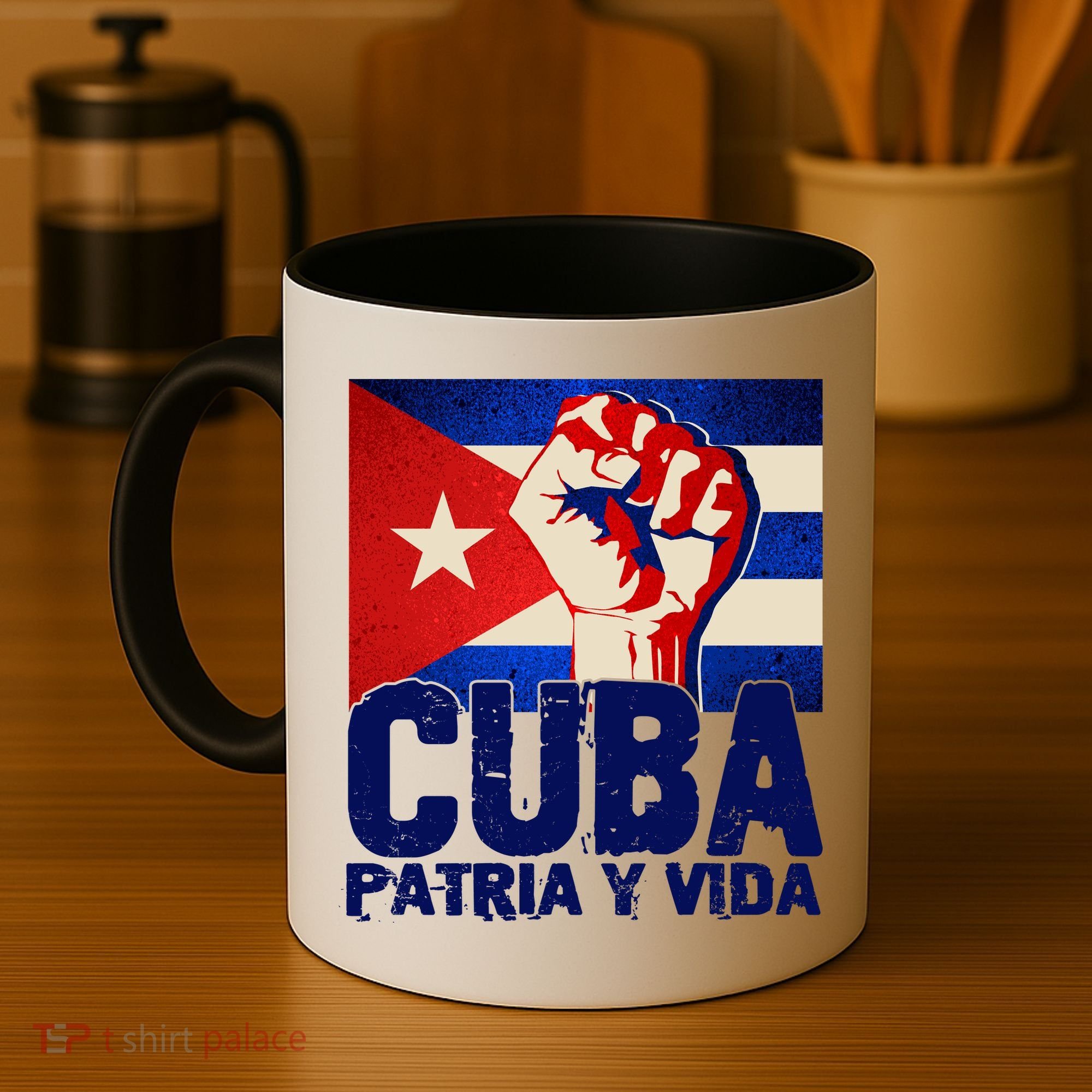 Cuba Patria Y Vida Cuban Flag Protest Fist Coffee Mug