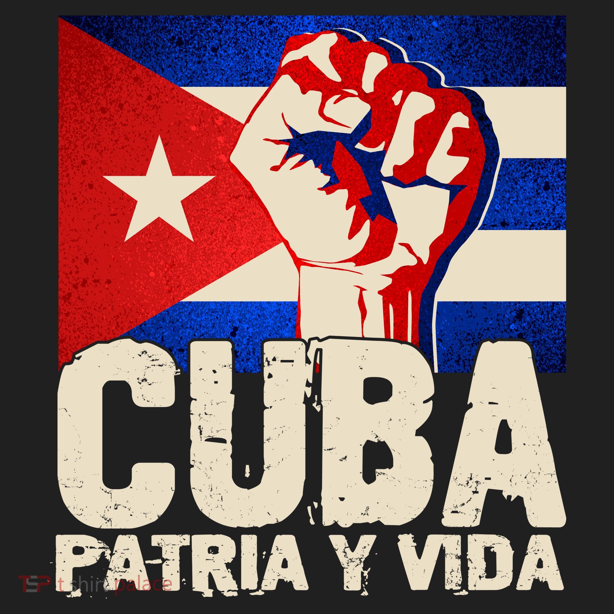 Cuba Patria Y Vida Cuban Flag Protest Fist Tumbler