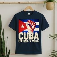 Cuba Patria Y Vida Cuban Flag Protest Fist T-Shirt thumb 2