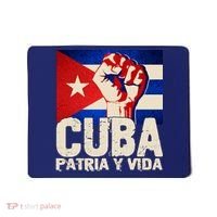 Cuba Patria Y Vida Cuban Flag Protest Fist Mousepad thumb 0