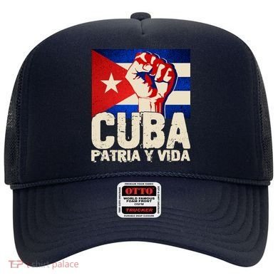 Cuba Patria Y Vida Cuban Flag Protest Fist Hat
