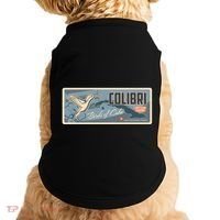 Cuba Travel Retro Banner Bird Watching Colibri Doggie Tank thumb 0