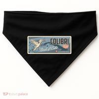 Cuba Travel Retro Banner Bird Watching Colibri USA-Made Doggie Bandana thumb 0