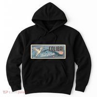 Cuba Travel Retro Banner Bird Watching Colibri Hoodie thumb 0