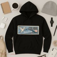 Cuba Travel Retro Banner Bird Watching Colibri Hoodie thumb 3