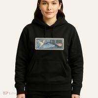 Cuba Travel Retro Banner Bird Watching Colibri Hoodie thumb 5