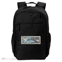 Cuba Travel Retro Banner Bird Watching Colibri Backpack thumb 0