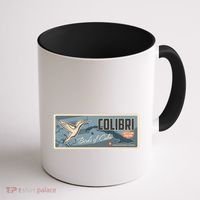 Cuba Travel Retro Banner Bird Watching Colibri Coffee Mug thumb 1