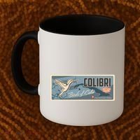 Cuba Travel Retro Banner Bird Watching Colibri Coffee Mug thumb 2