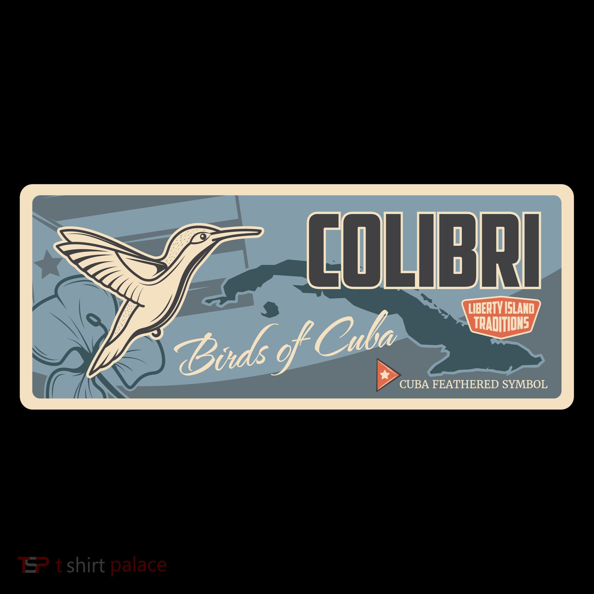 Cuba Travel Retro Banner Bird Watching Colibri Coffee Mug