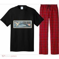 Cuba Travel Retro Banner Bird Watching Colibri Pajama Set thumb 0