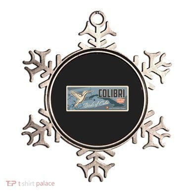 Cuba Travel Retro Banner Bird Watching Colibri Ornament