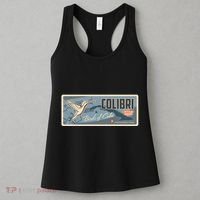 Cuba Travel Retro Banner Bird Watching Colibri Women's Tank Top thumb 3