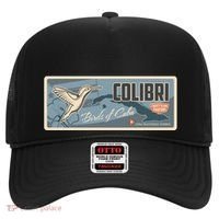 Cuba Travel Retro Banner Bird Watching Colibri Hat thumb 0