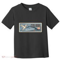 Cuba Travel Retro Banner Bird Watching Colibri Toddler T-Shirt thumb 0