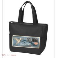 Cuba Travel Retro Banner Bird Watching Colibri Tote Bag thumb 3