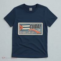 Cuba Travel Retro Banner Caribbean Pearl T-Shirt thumb 5