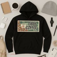 Cuba Travel Retro Banner Cuban Coffee Hoodie thumb 3