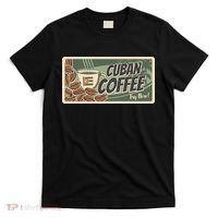 Cuba Travel Retro Banner Cuban Coffee T-Shirt thumb 0