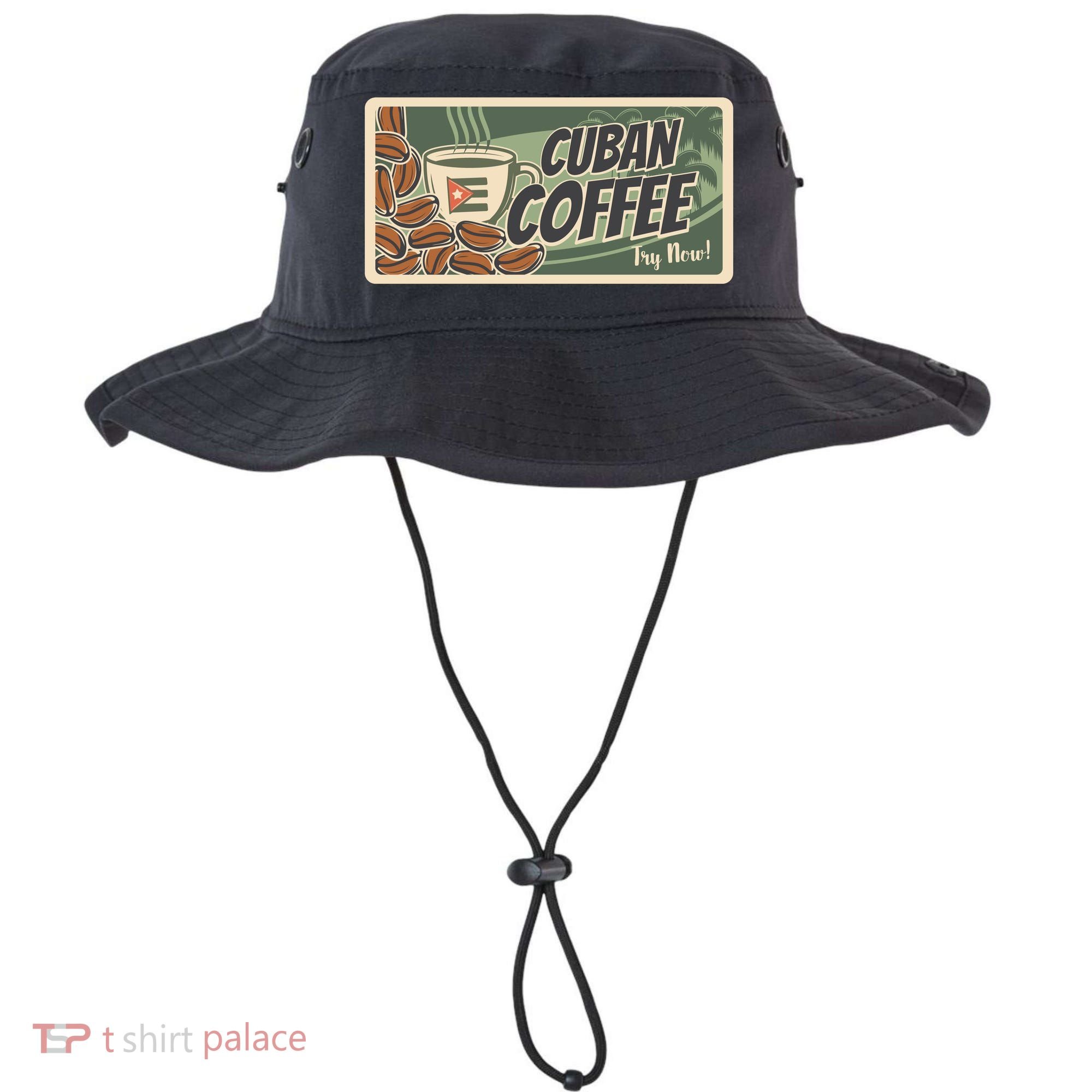 Cuba Travel Retro Banner Cuban Coffee Bucket Hat