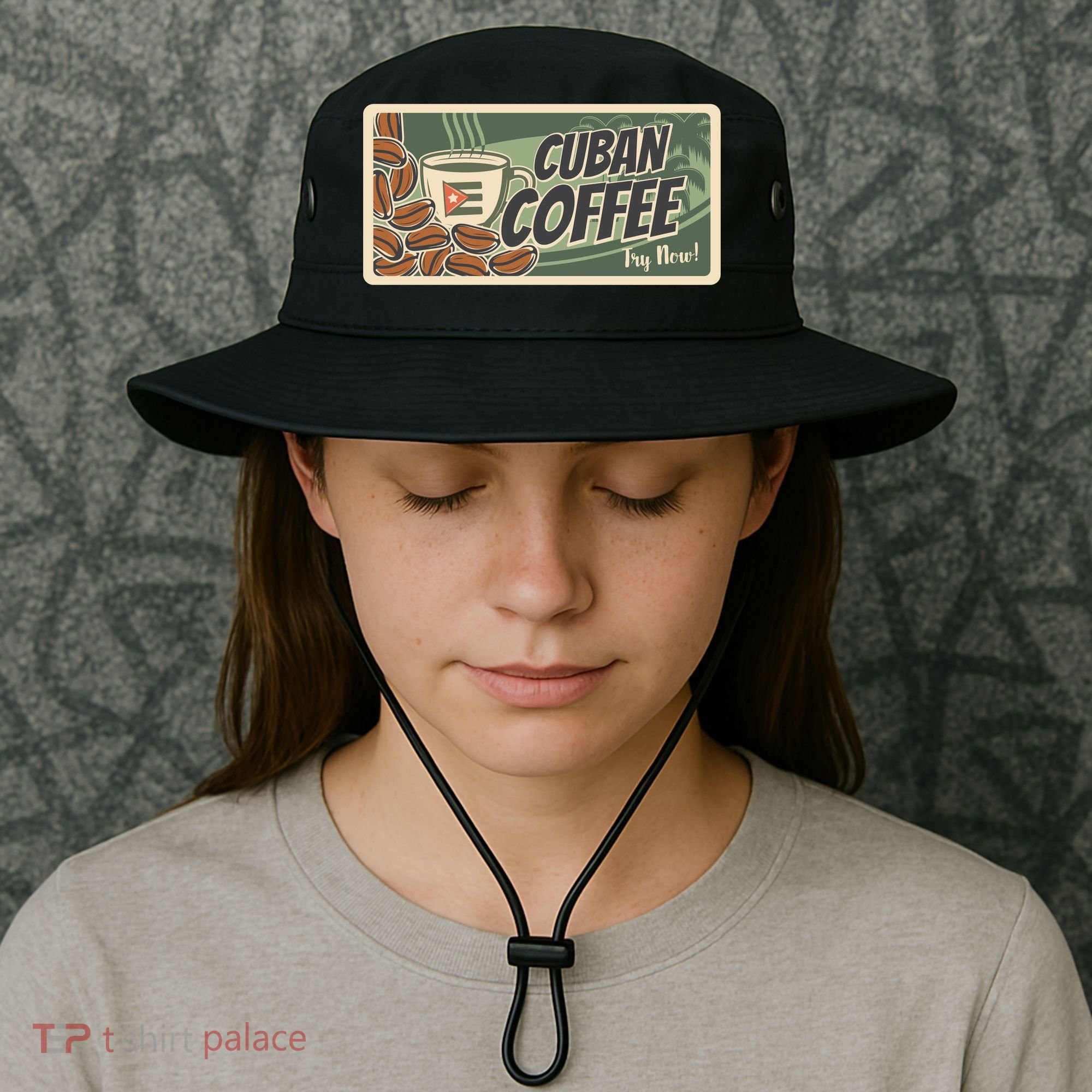 Cuba Travel Retro Banner Cuban Coffee Bucket Hat
