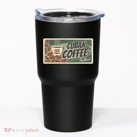 Cuba Travel Retro Banner Cuban Coffee Tumbler thumb 0