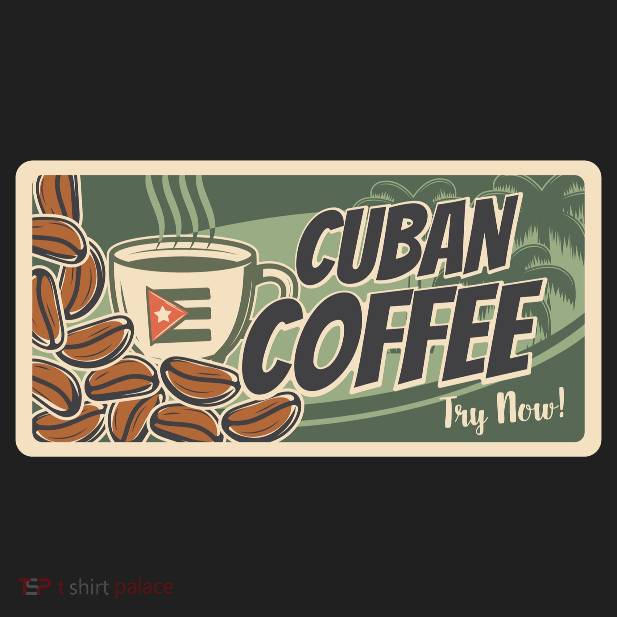 Cuba Travel Retro Banner Cuban Coffee Hat