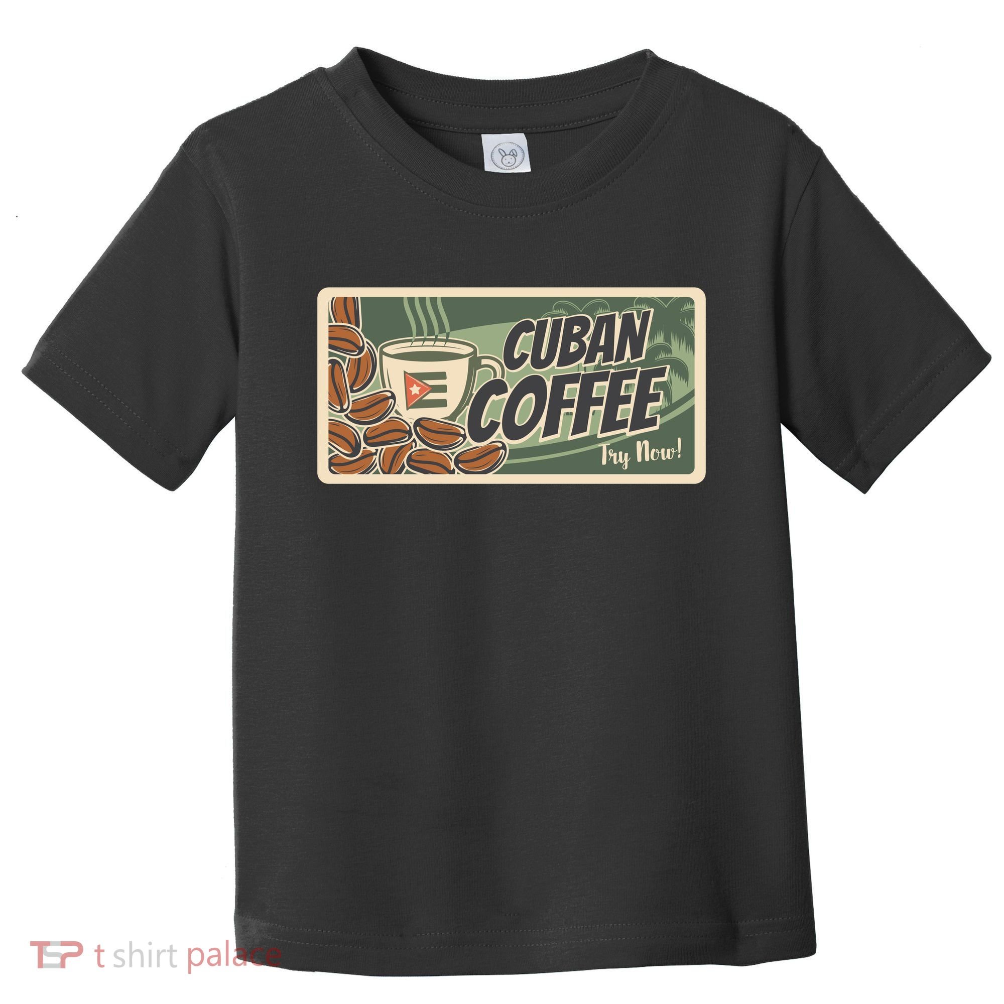 Cuba Travel Retro Banner Cuban Coffee Toddler T-Shirt