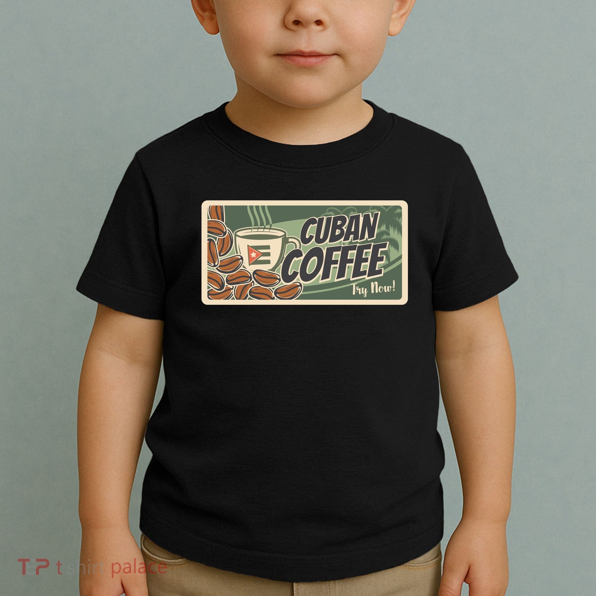 Cuba Travel Retro Banner Cuban Coffee Toddler T-Shirt