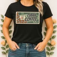 Cuba Travel Retro Banner Cuban Coffee Women's T-Shirt thumb 2