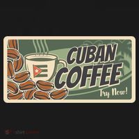 Cuba Travel Retro Banner Cuban Coffee Kids Hoodie thumb 5