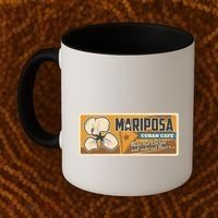 Cuba Travel Retro Cuban Café Mariposa Coffee Mug thumb 2
