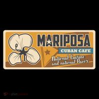 Cuba Travel Retro Cuban Café Mariposa Coffee Mug thumb 5
