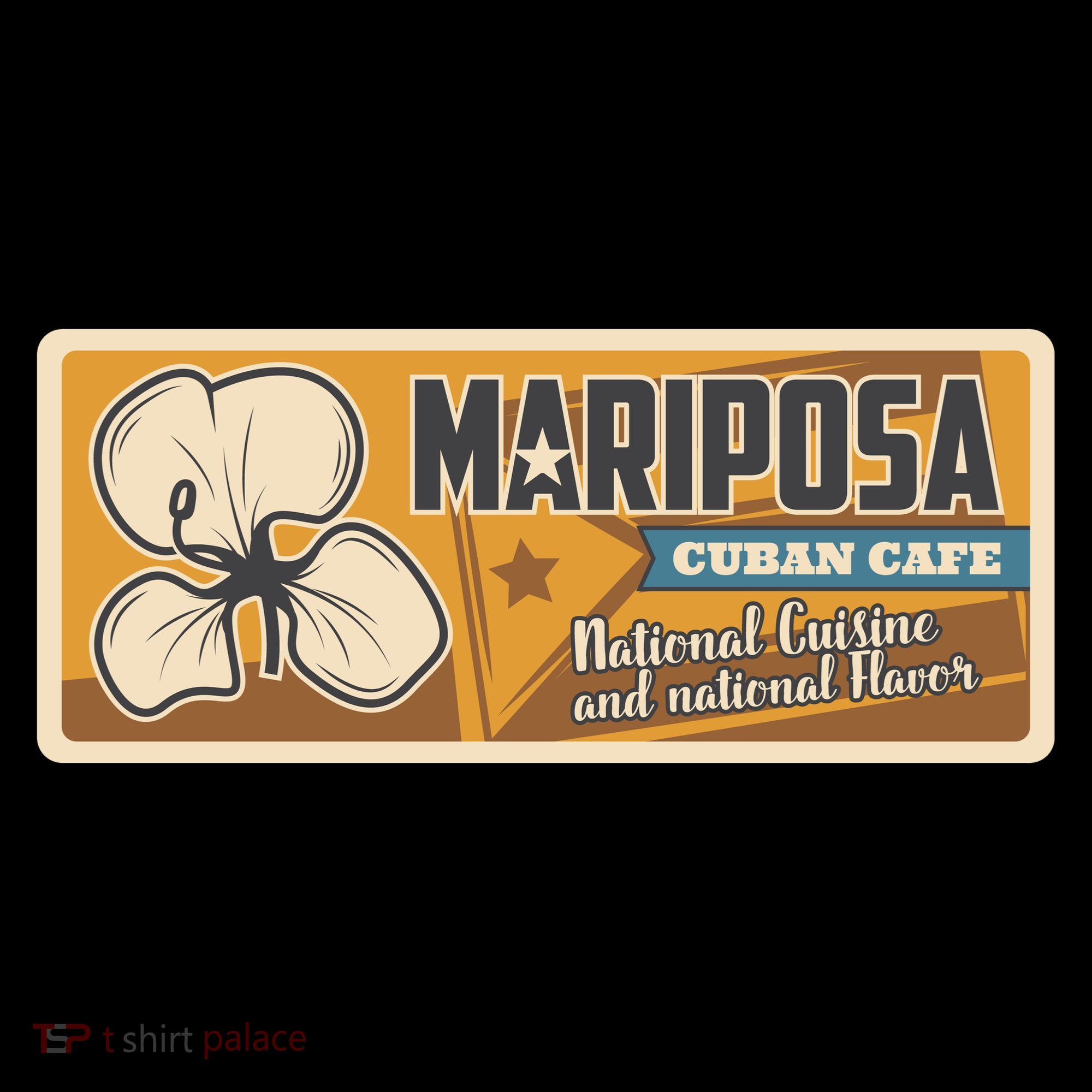 Cuba Travel Retro Cuban Café Mariposa Coffee Mug
