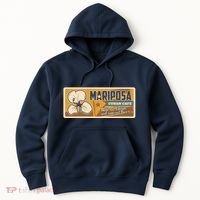 Cuba Travel Retro Cuban Café Mariposa Hoodie thumb 0