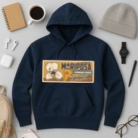 Cuba Travel Retro Cuban Café Mariposa Hoodie thumb 3