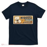 Cuba Travel Retro Cuban Café Mariposa T-Shirt thumb 0