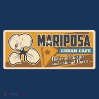 Cuba Travel Retro Cuban Café Mariposa Toddler Hoodie thumb 2
