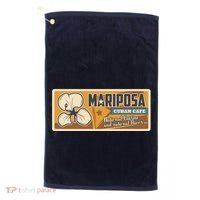 Cuba Travel Retro Cuban Café Mariposa Golf Towel thumb 0