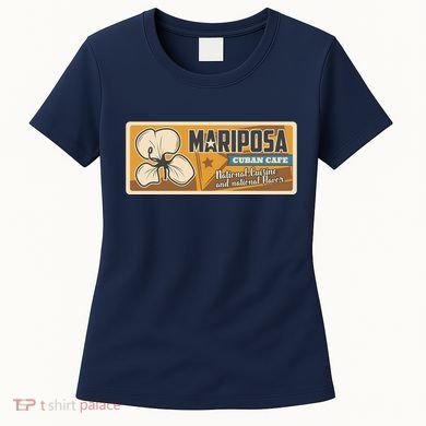 Cuba Travel Retro Cuban Café Mariposa Women's T-Shirt