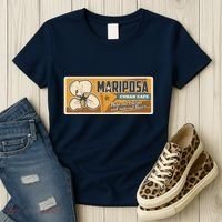 Cuba Travel Retro Cuban Café Mariposa Women's T-Shirt thumb 3
