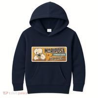 Cuba Travel Retro Cuban Café Mariposa Kids Hoodie thumb 0