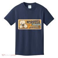 Cuba Travel Retro Cuban Café Mariposa Kids T-Shirt thumb 0
