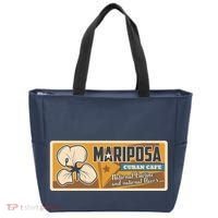 Cuba Travel Retro Cuban Café Mariposa Tote Bag thumb 0