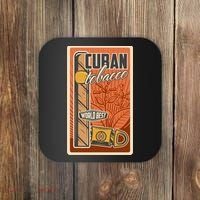 Cuba Travel Retro Cuban Cigar Tabaco Coaster thumb 0