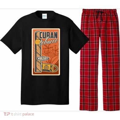 Cuba Travel Retro Cuban Cigar Tabaco Pajama Set